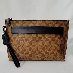 NWOT Coach Brown and Black Men's Bag